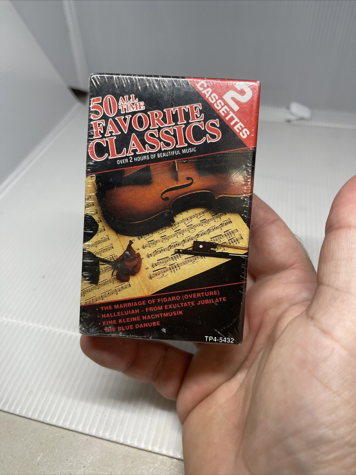 50 All Time Favorite Classics, Vol 1 & 2 Cassette Sealed Mozart, Brahms, Chopin