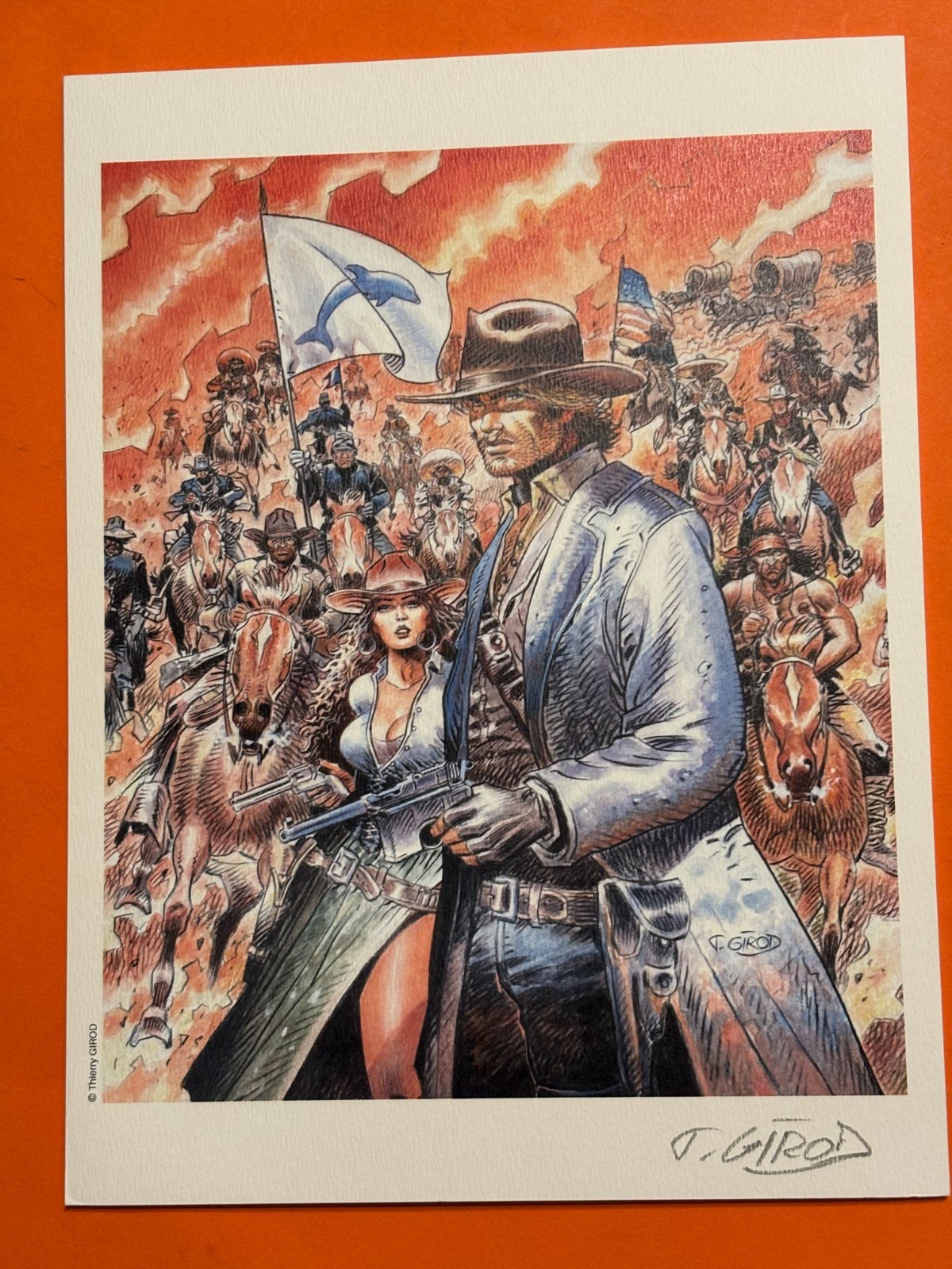 GIROD EX LIBRIS SIGNE DURANGO   18 X 25 TONNERRE DE BULLES NEUF