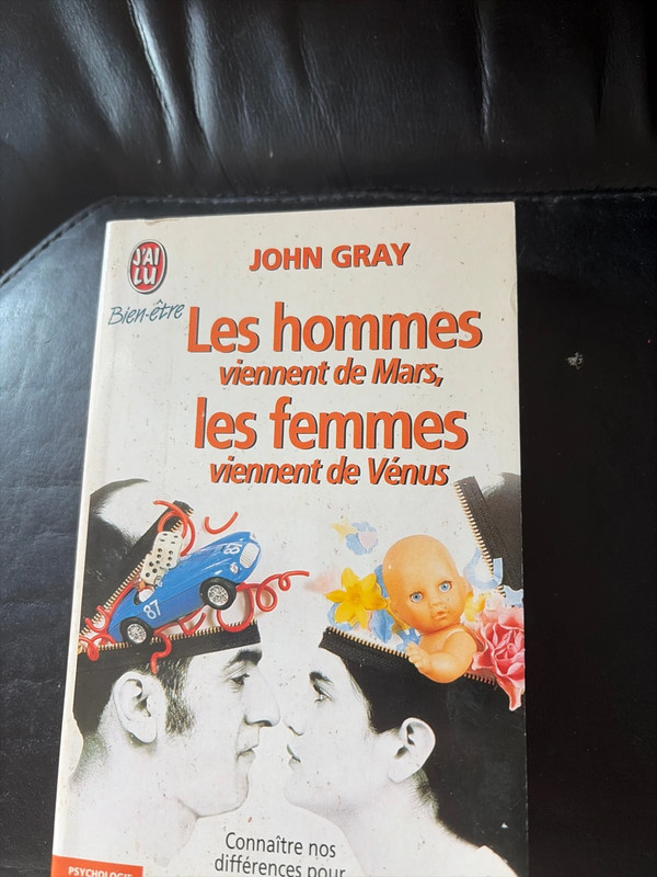 John Gray les hommes viennent de mars les femmes de Jupiter