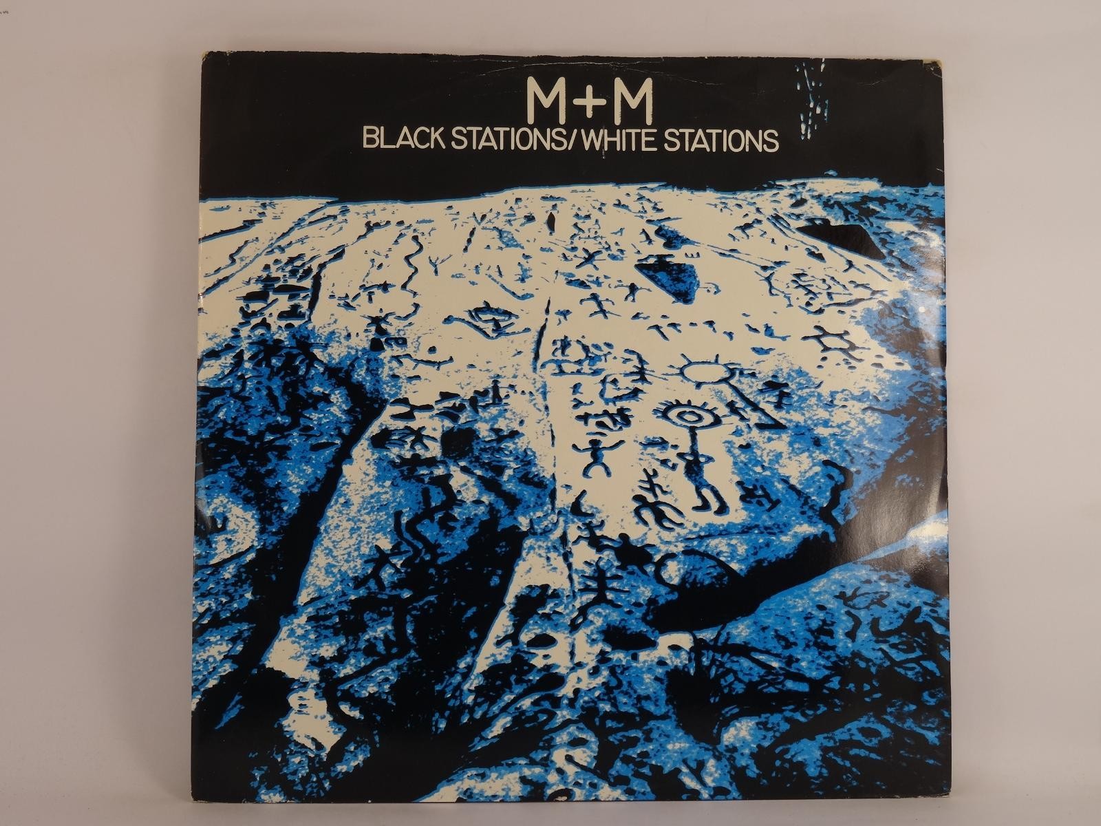 M+M BLACK STATIONS/WHITE STATIONS (261) 3 Track 12" Single plus Picture Sleeve R
