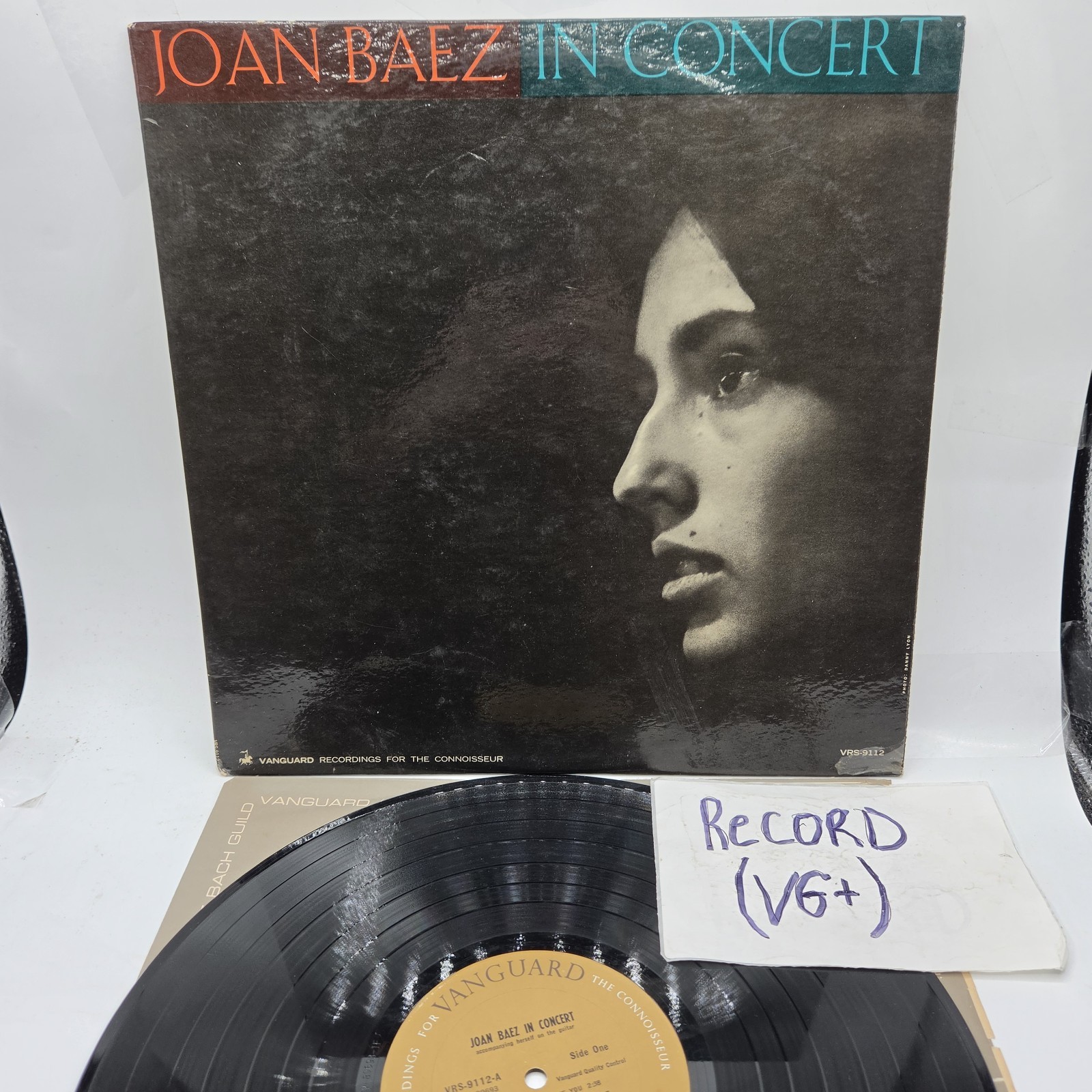 Joan Baez In Concert 1962 Vanguard Records VRS-9112 Folk Vinyl LP VG+