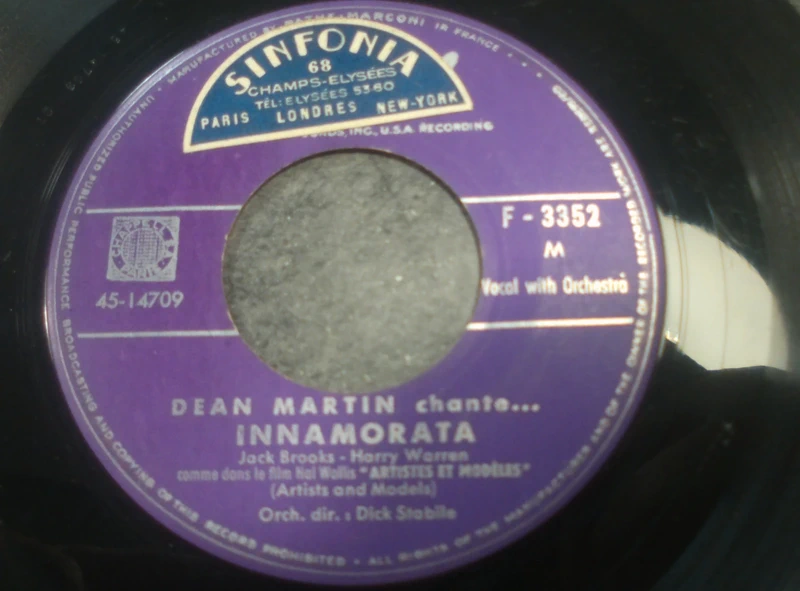 45t juke box -dean martin -innamorata-the lady with the big -1955