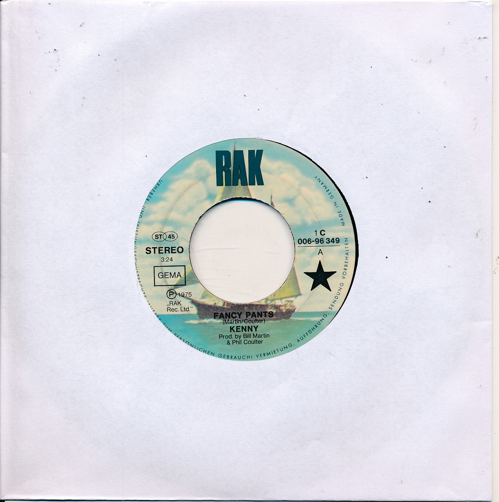 Fancy Pants / I'm A Winner - Kenny - LC Single 7" Vinyl 233/08
