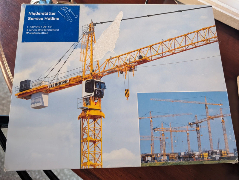 Modellino Costruzione Gru Liebherr 112 EC-H 8