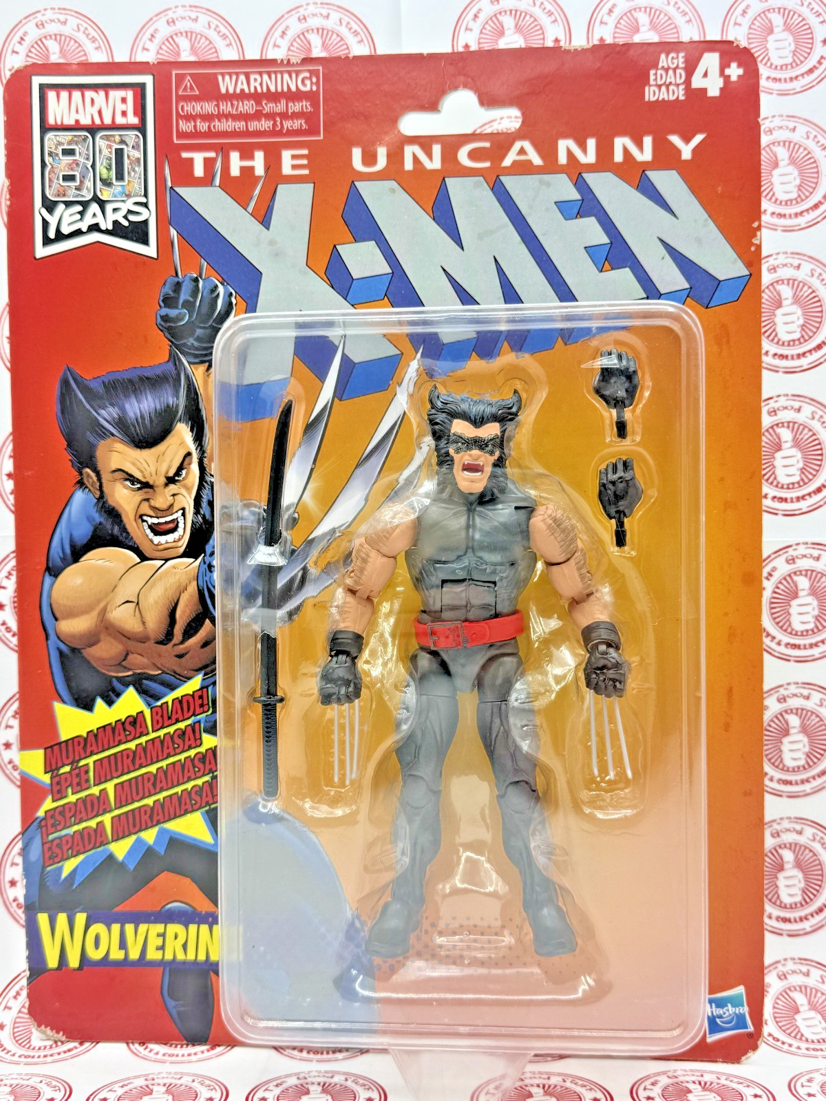 Marvel Legends Series 80th Anniversary Uncanny X-Men Wolverine suite nera