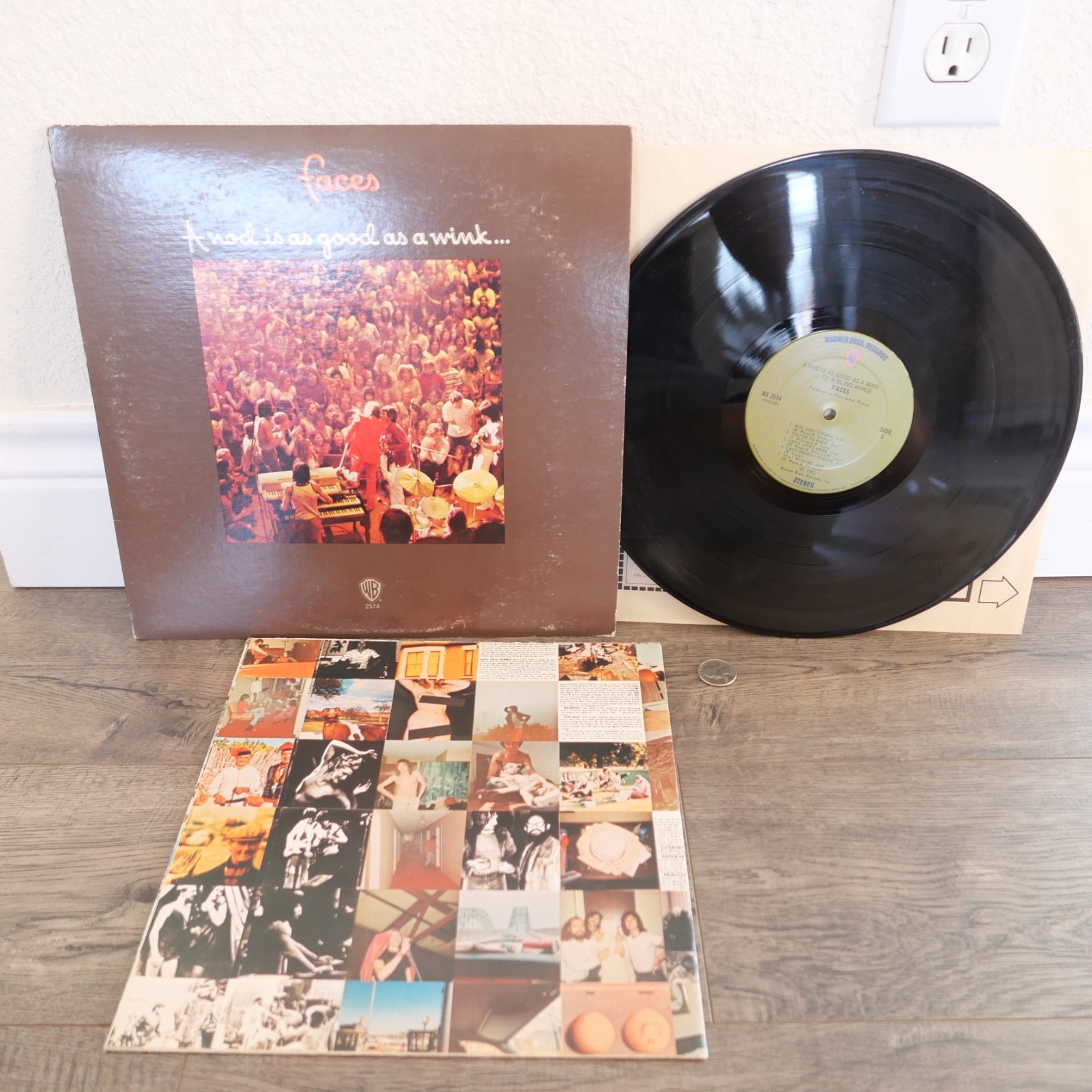 FACES A Nod Is As Good As A Wink 1971  LP Warner BS 2574 Rod Stewart Vinyl