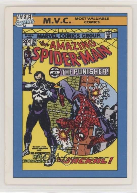 1990 Impel Marvel Universe MVC Spider-Man Punisher Amazing #129 #129 00ah
