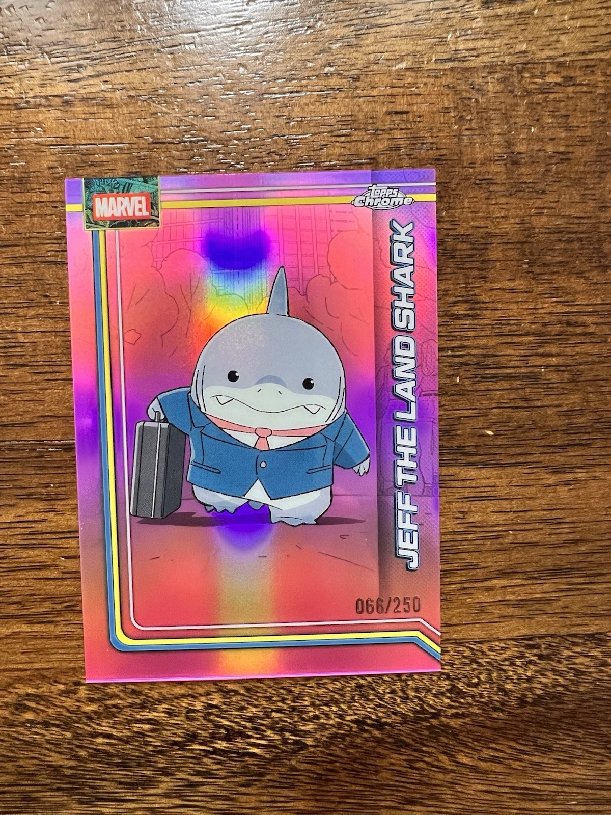 Jeff The Land Shark 2026 Marvel Topps Chrome #66/250