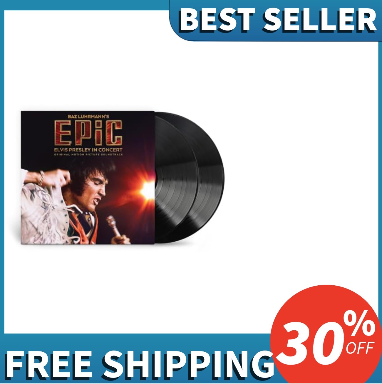 Elvis Presley in Concert Soundtrack Vinyl LP Live Recording Sealed