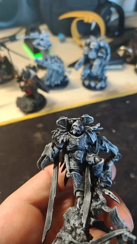 Warhammer 40k Aethon Shaan Casco Personalizado raven guard