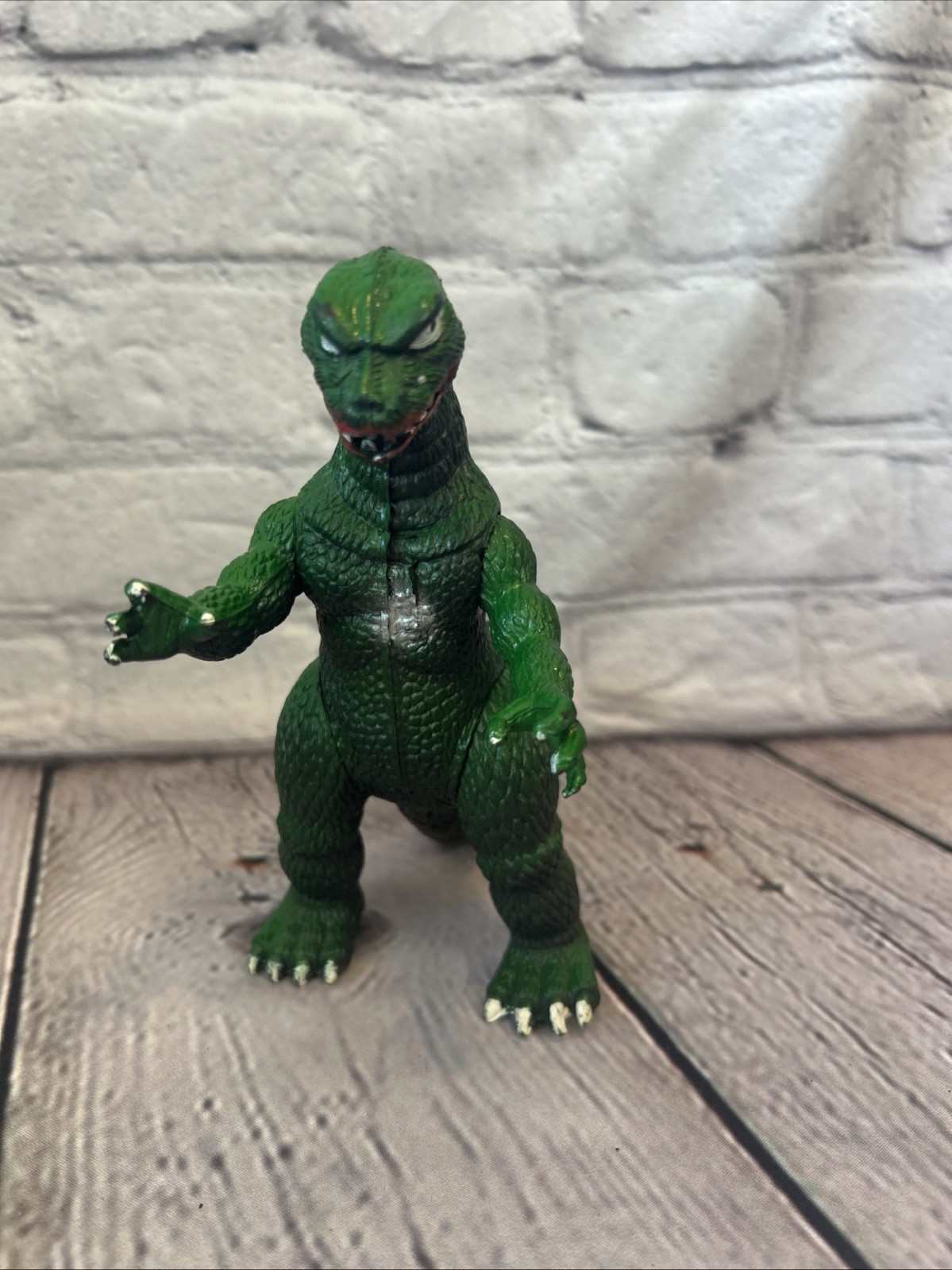 Modellino vintage 1985 Godzilla 6" Imperial/Toho Co. Hong Kong Poseable Figure