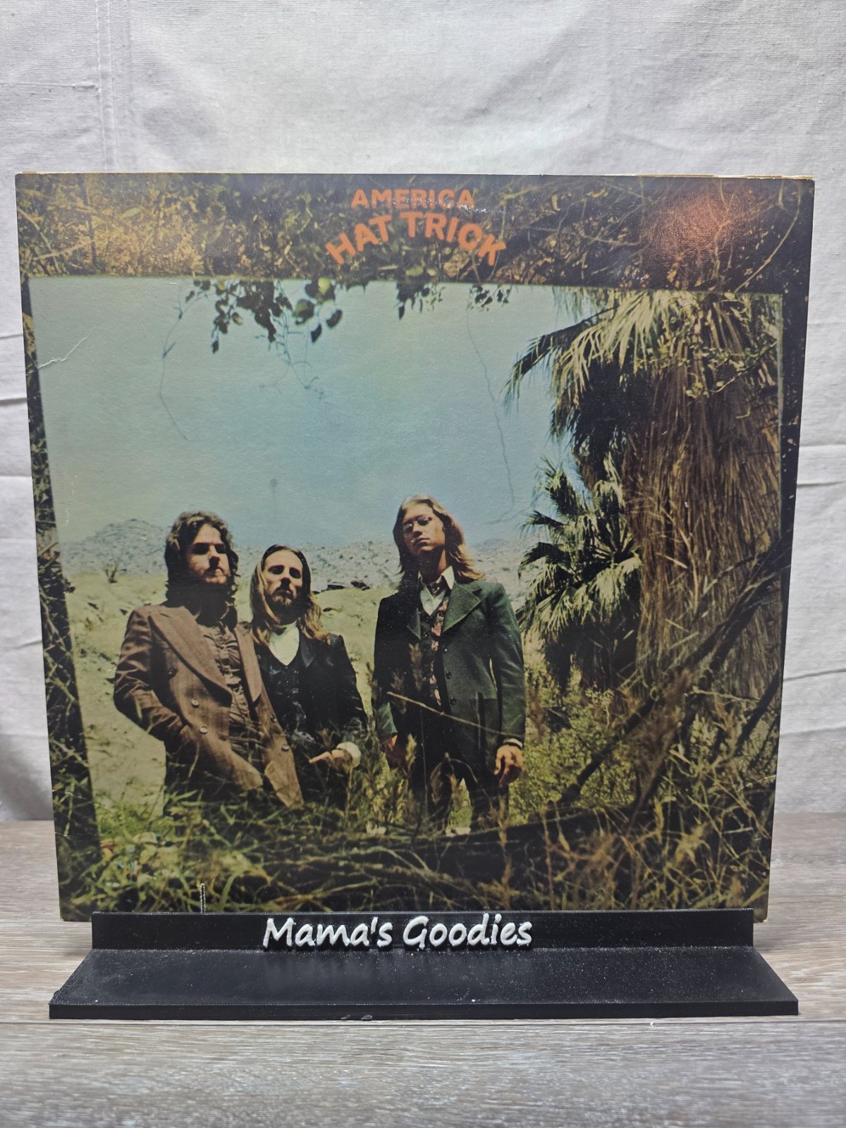 America Hat Trick 1973 Warner Bros BS 2728 Vinyl LP Record