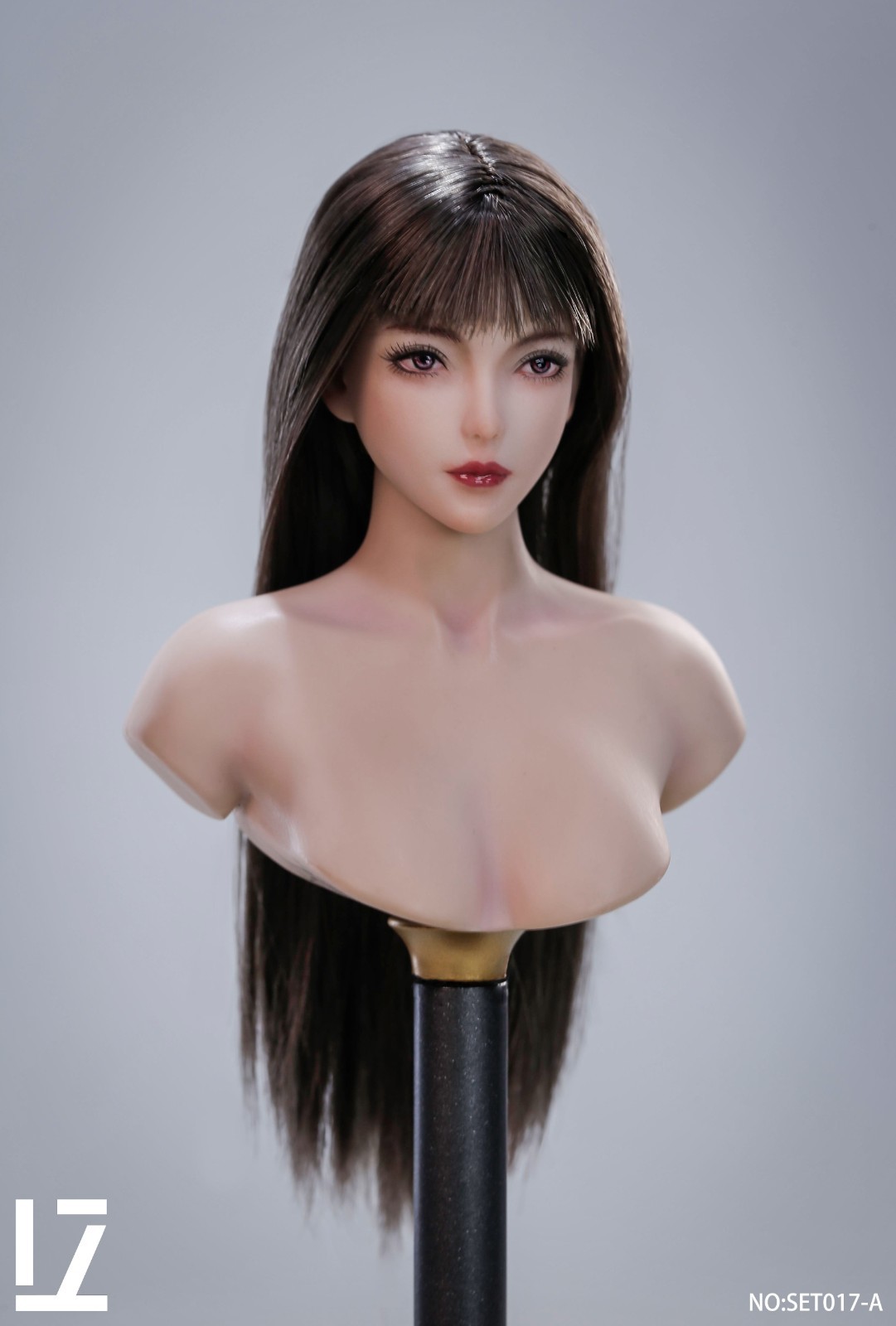 LZ TOYS SET017A 1/6 Beauty Girl testa scultura per bambola TBL PH femmina 12" figura