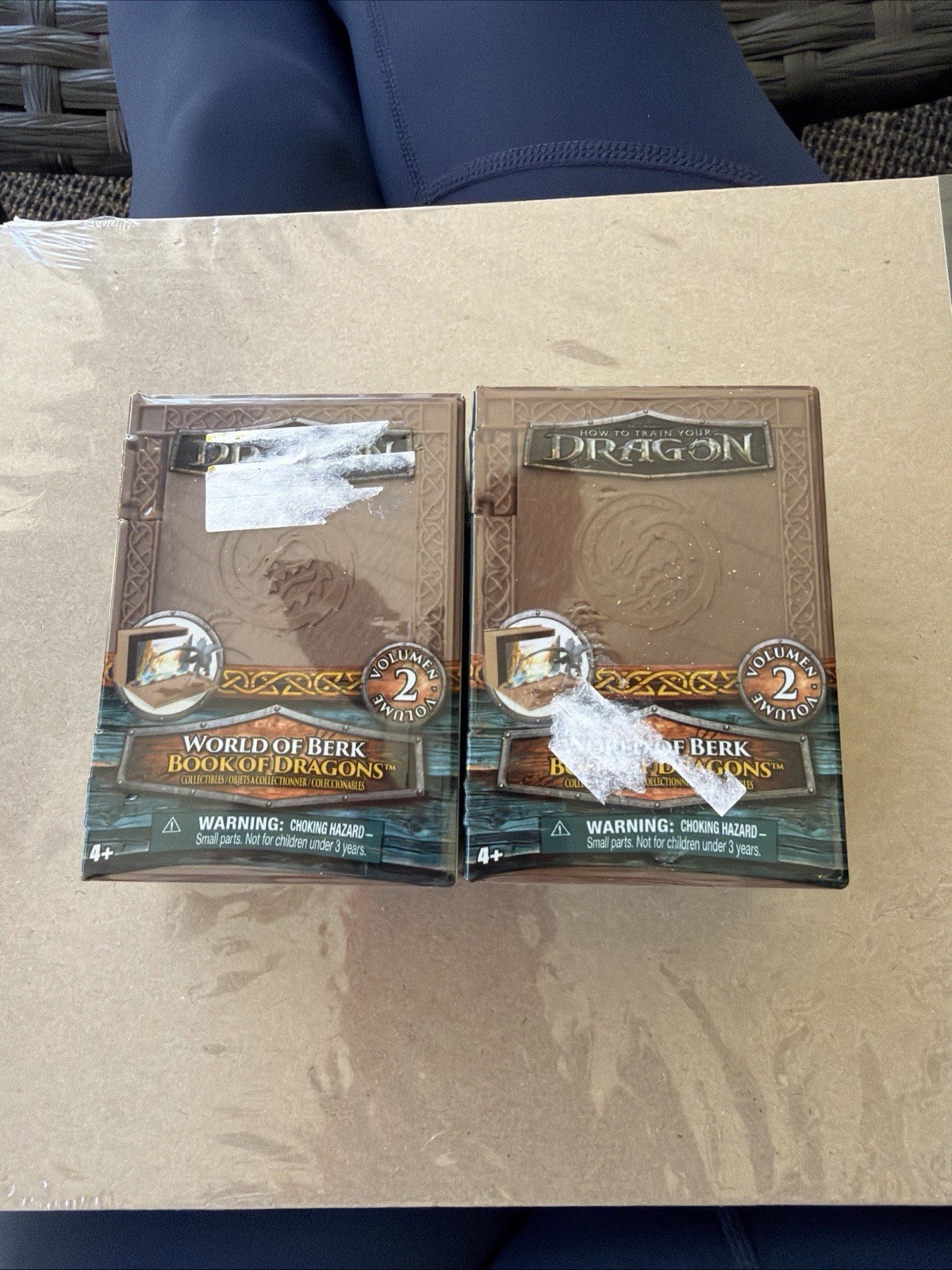 2 Pack~Come Addestrare il Tuo Drago Mondo di Berk Libro dei Draghi Vol2 Scatole Sigillate