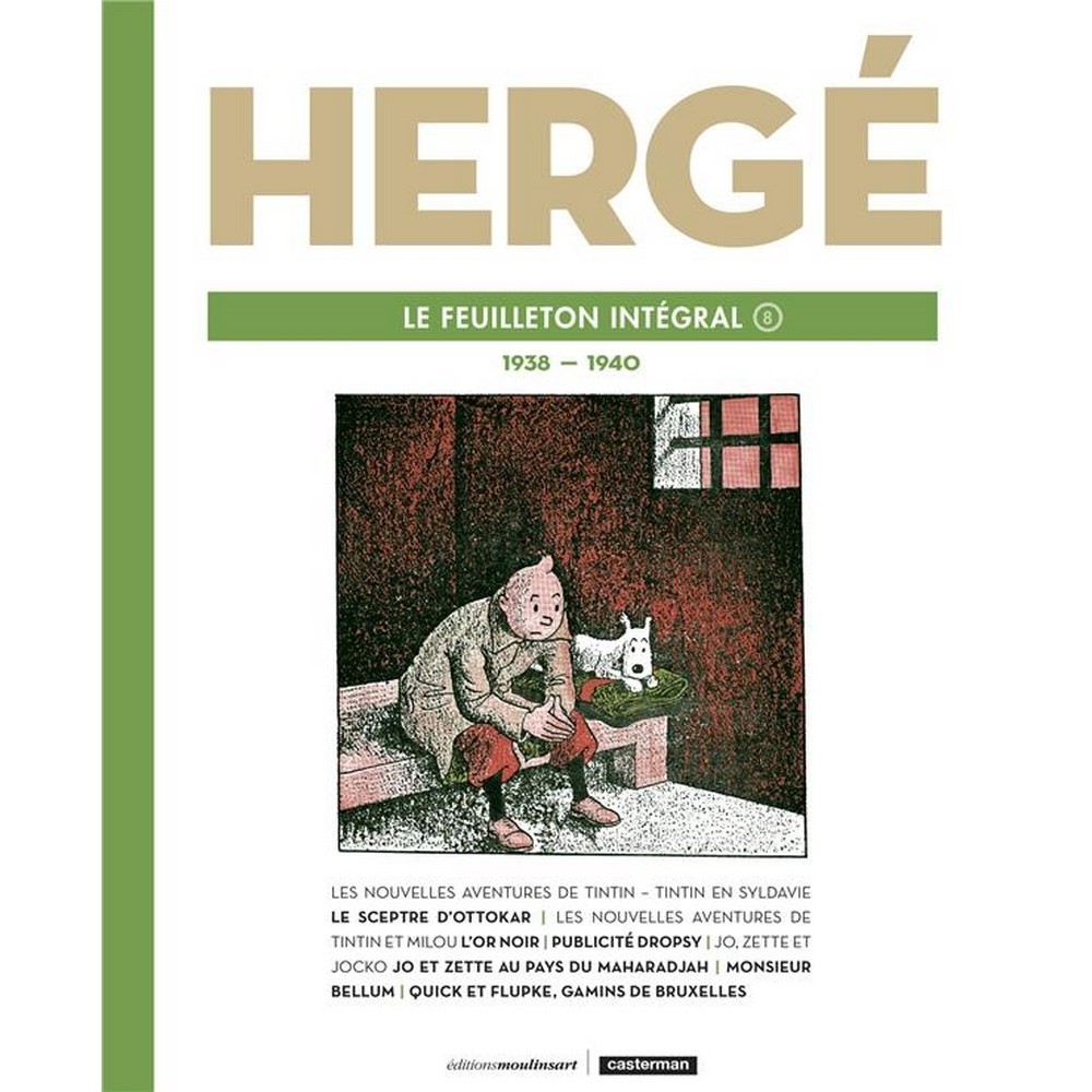Tintin La feuilleton integrale Hergé volume 8 (1939-1940)