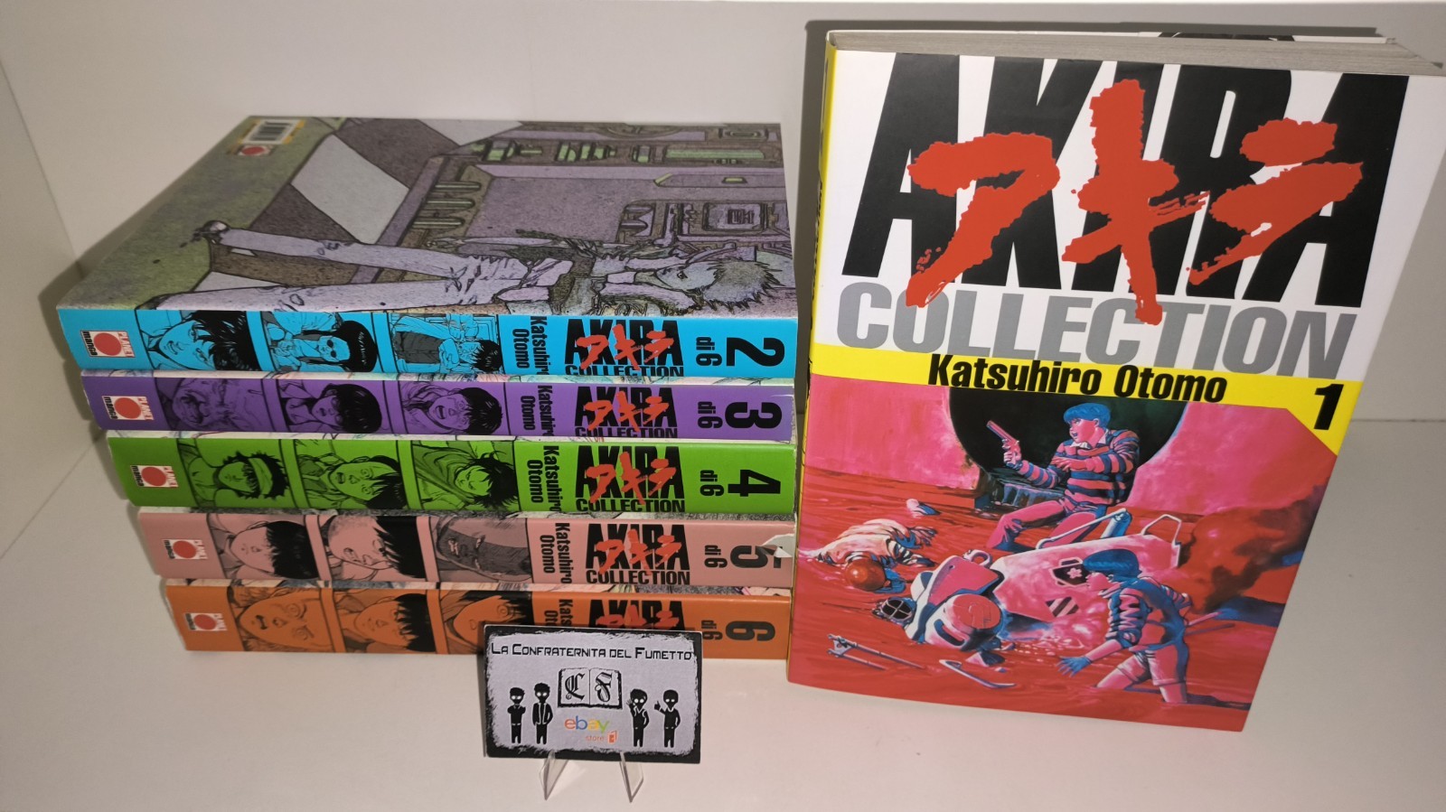 AKIRA COLLECTION 1/6 SERIE COMPLETA PLANET MANGA - IN CONDIZIONI OTTIME