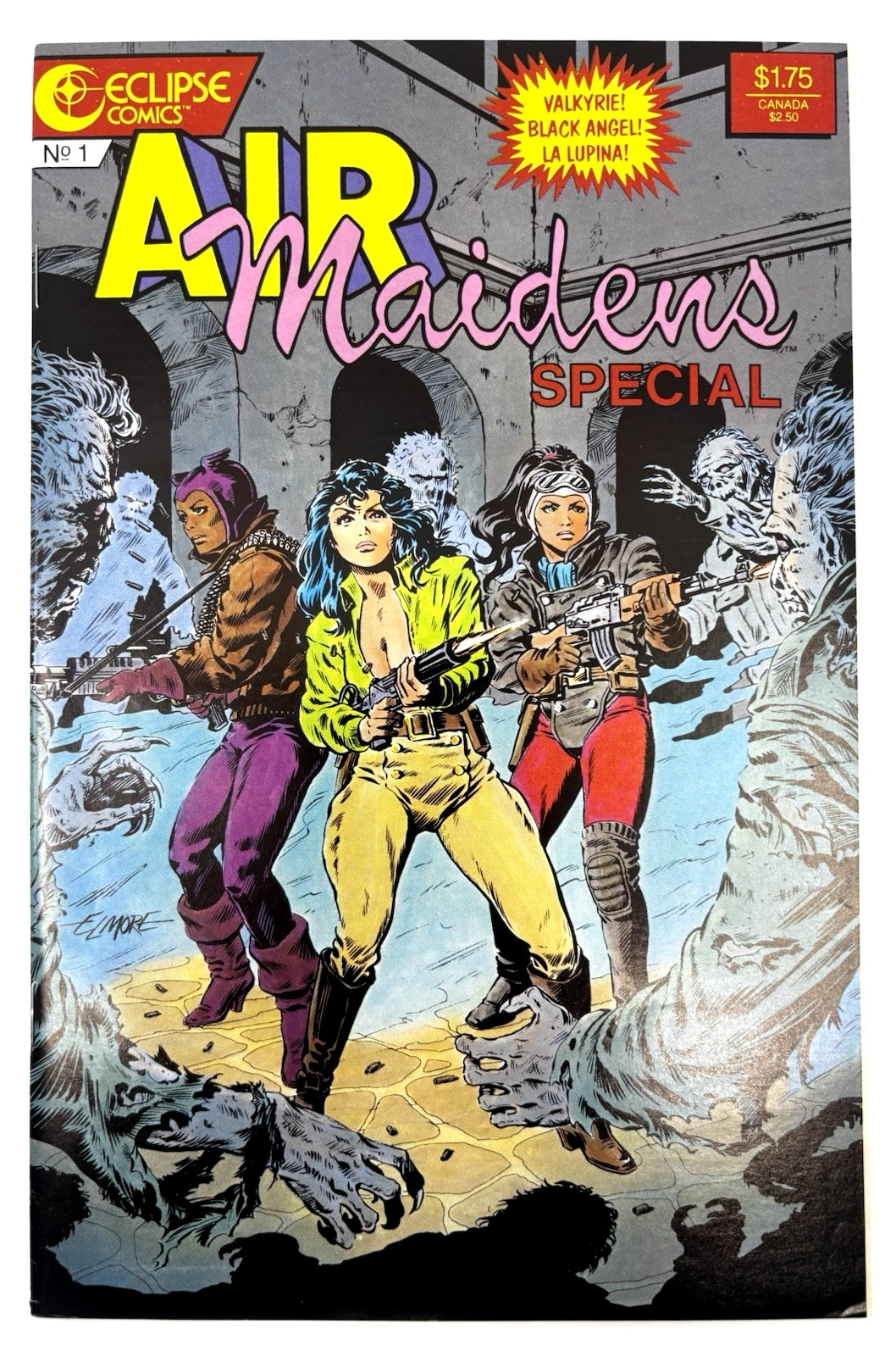 Air Maidens Special #1 Eclipse 1987 1st Print Valkyrie HIGH GRADE UNREAD VF+ NM-