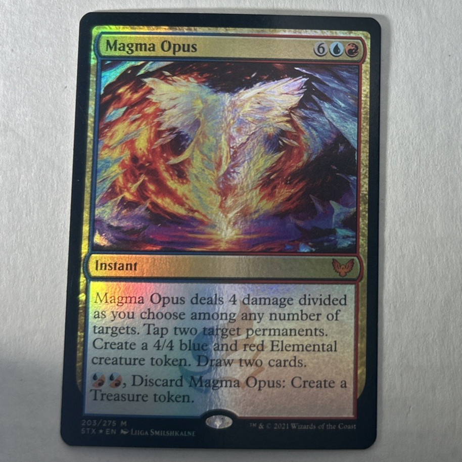 Magma Opus Foil Strixhaven: Scuola di Maghi | Magic: The Gathering STX MTG
