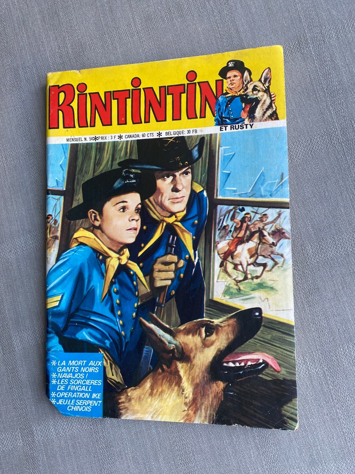 RIN TIN TIN N°54 2A SERIE 1974 IN BUONE CONDIZIONI