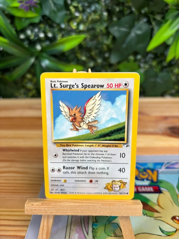 Lt surge’s Spearow 83/132 gym heroes N