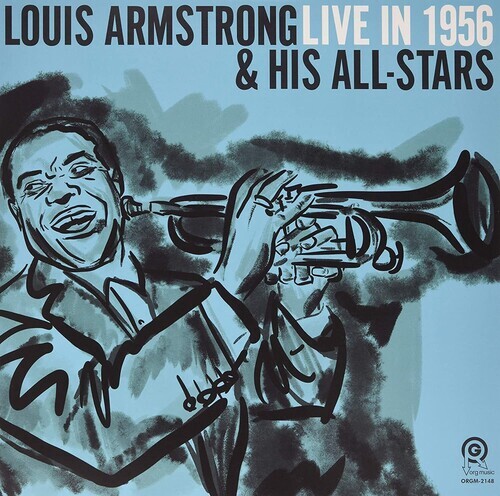 RARE! NEW! OOP! Louis Armstrong All-Stars Live in 1956 LP Color Vinyl AUDIOPHILE
