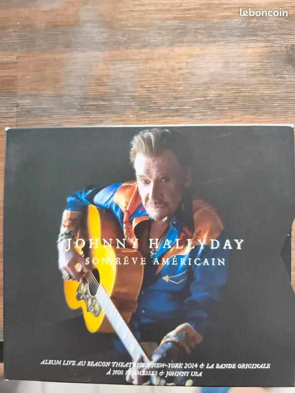 Coffret CD + DVD Johnny Hallyday son rêve américain