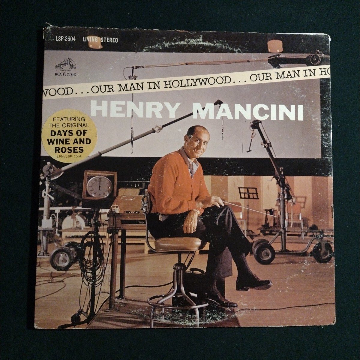 HENRY MANCINI Our Man In Hollywood (Vinyl LP 1963) RCA Victor LSP-2604 STEREO 