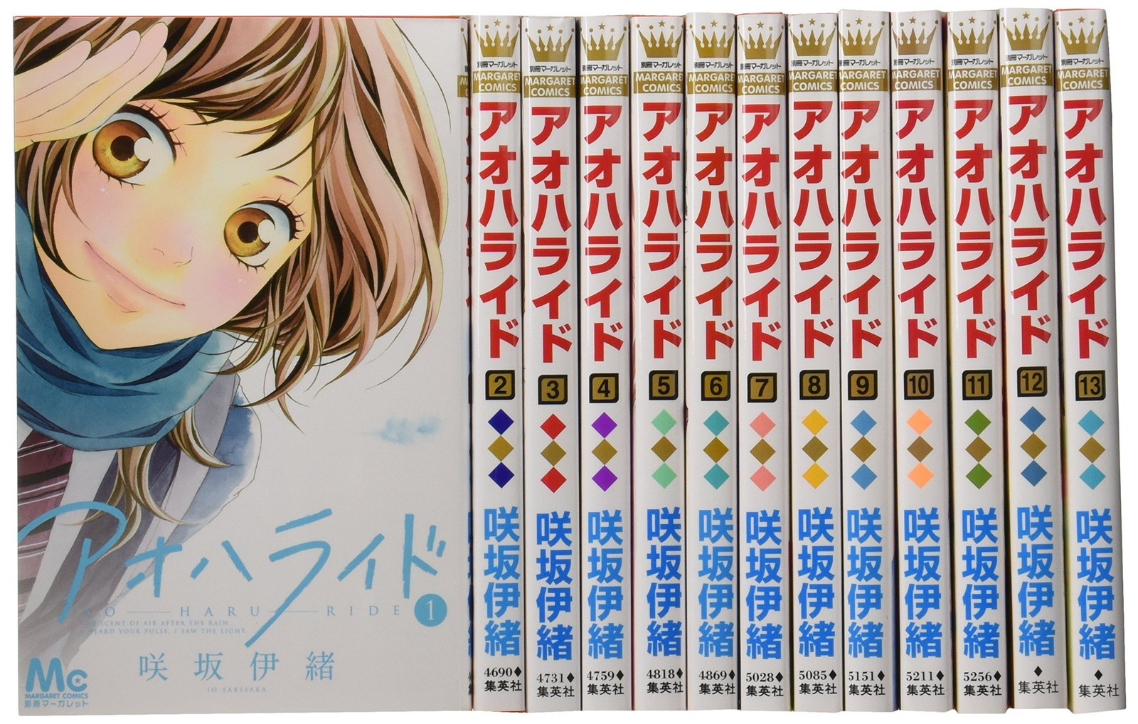Shueisha Ao Haru Ride set completo di 13 volumi fumetto Margaret Comics