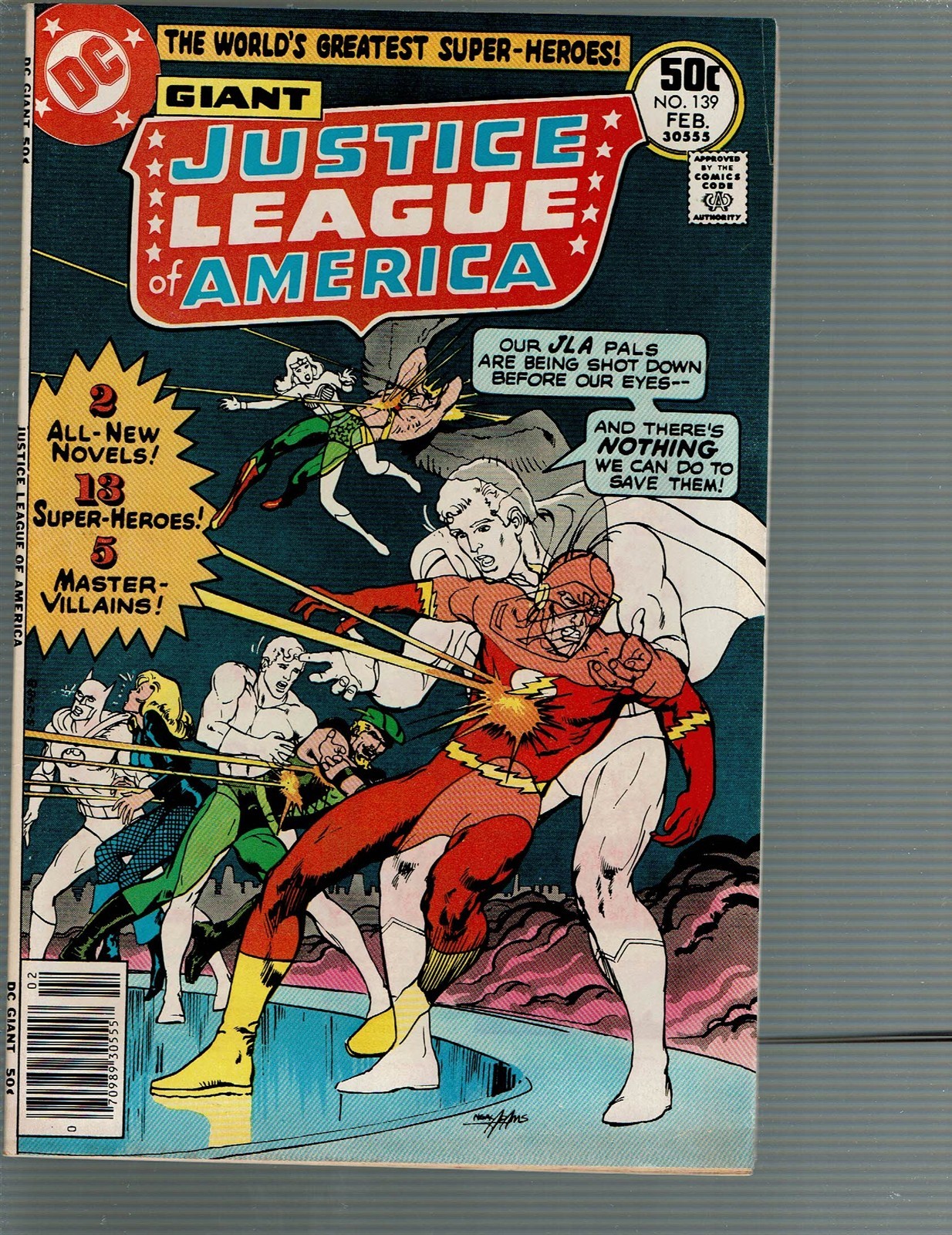 Justice League of America 139 Adam Strange Phantom Stranger Adams copertina F/VF