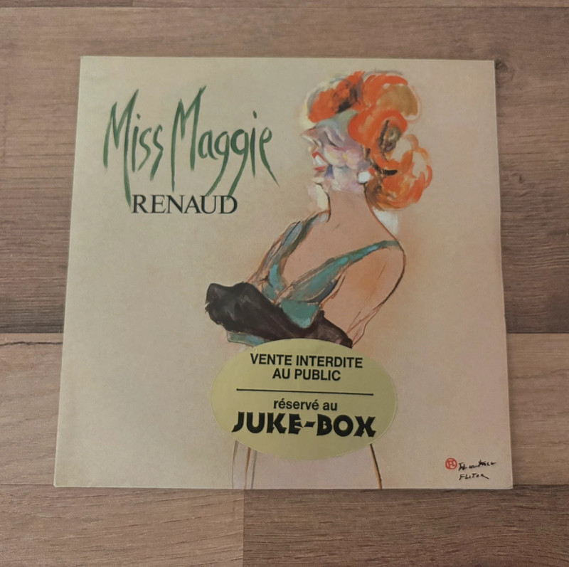 Disque Vinyle / SP / 45 Tours - Renaud : Miss Maggie / Trois Matelots