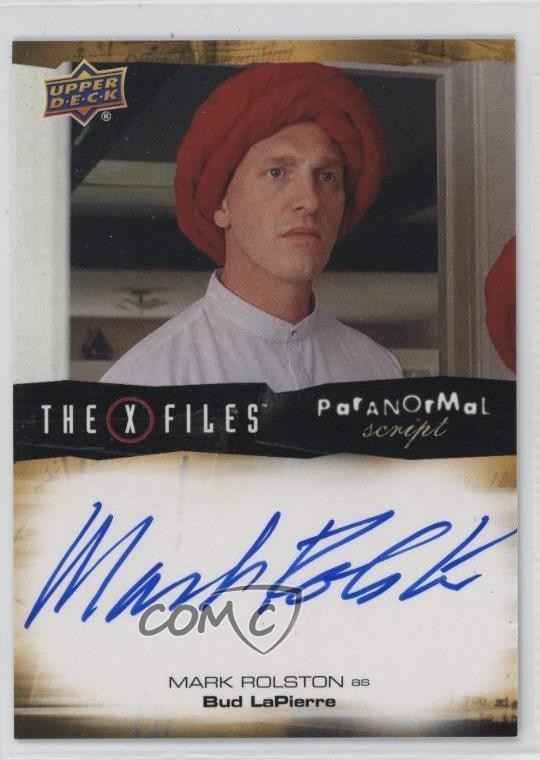 2025 The X-Files Government Conspiracies Edition Mark Rolston as #A-MR Auto 0t9q