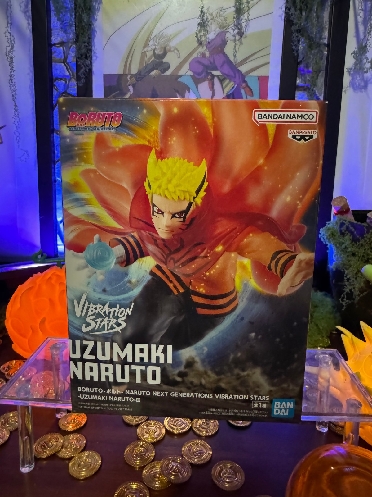 (#Bakashop) Figurina BANPRESTO Naruto - Vibration stars Naruto Uzumaki III (Bary
