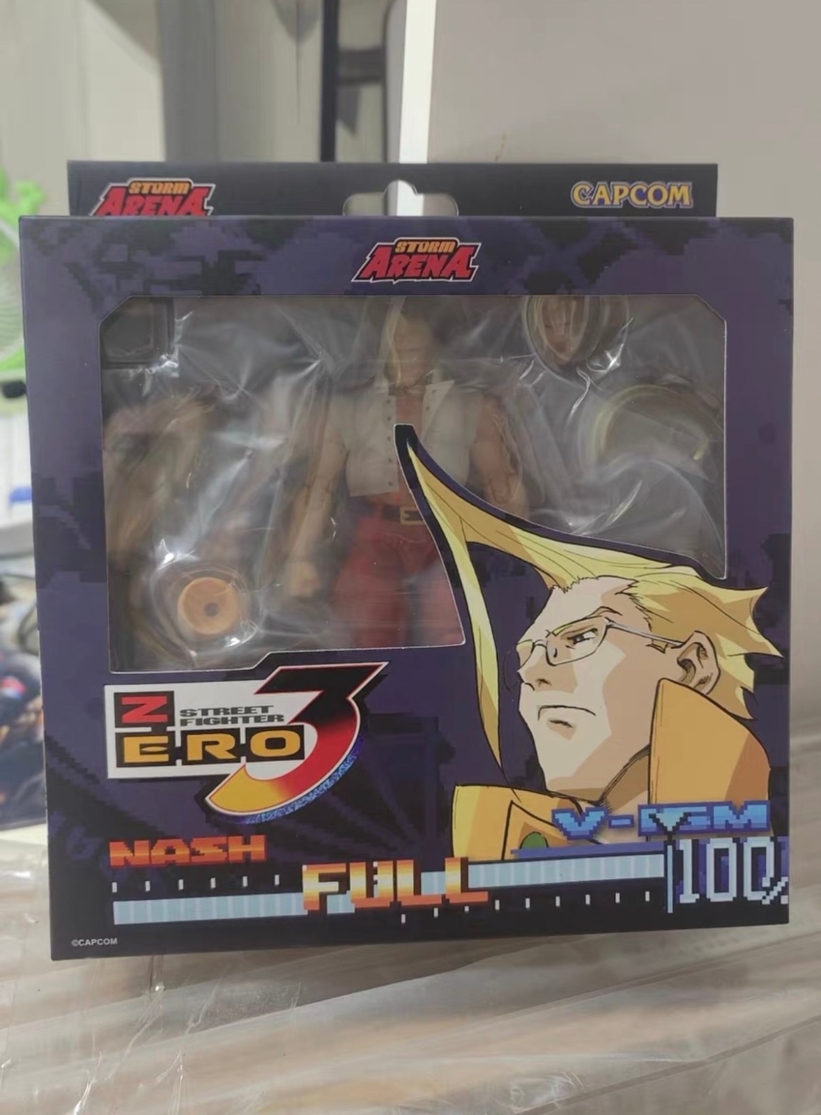 Storm Arena Street Fighter 3 Zero Alpha Nash 6" Modellino 2026 Rosso Esclusivo