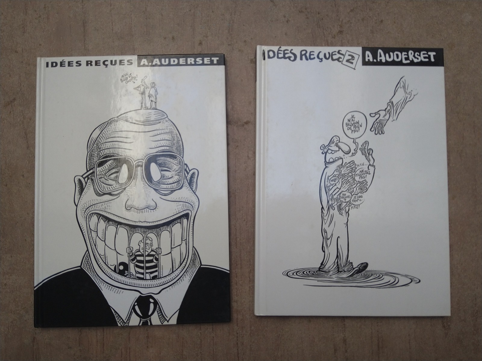 Idées reçues 1 et 2 - A. Auderset - lot de 2 albums BD