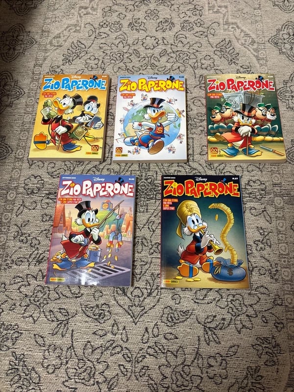 fumetti disney edizione Zio Paperone volumi 35-38-39-52-57