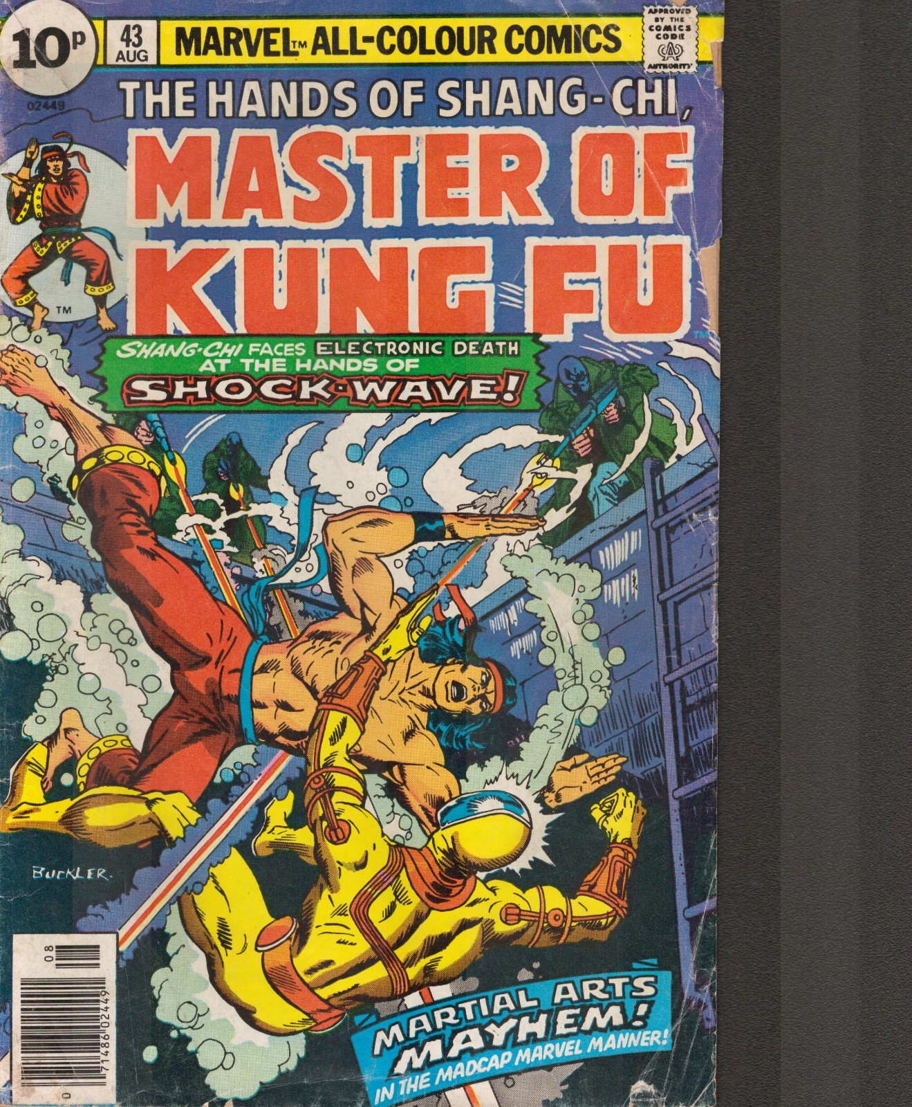 52137: MARVEL MASTER OF KUNG FU #43 grado VG