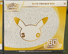 Pokemon Scatola Allenatore Elite 30° Celebrazioni ETB
