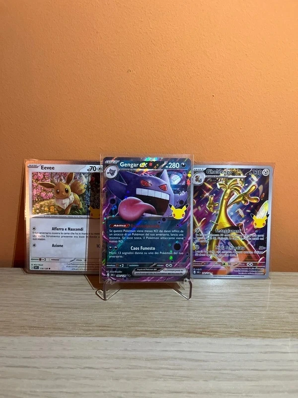 Lotto di 3 carte 30th Anniversario Pokemon