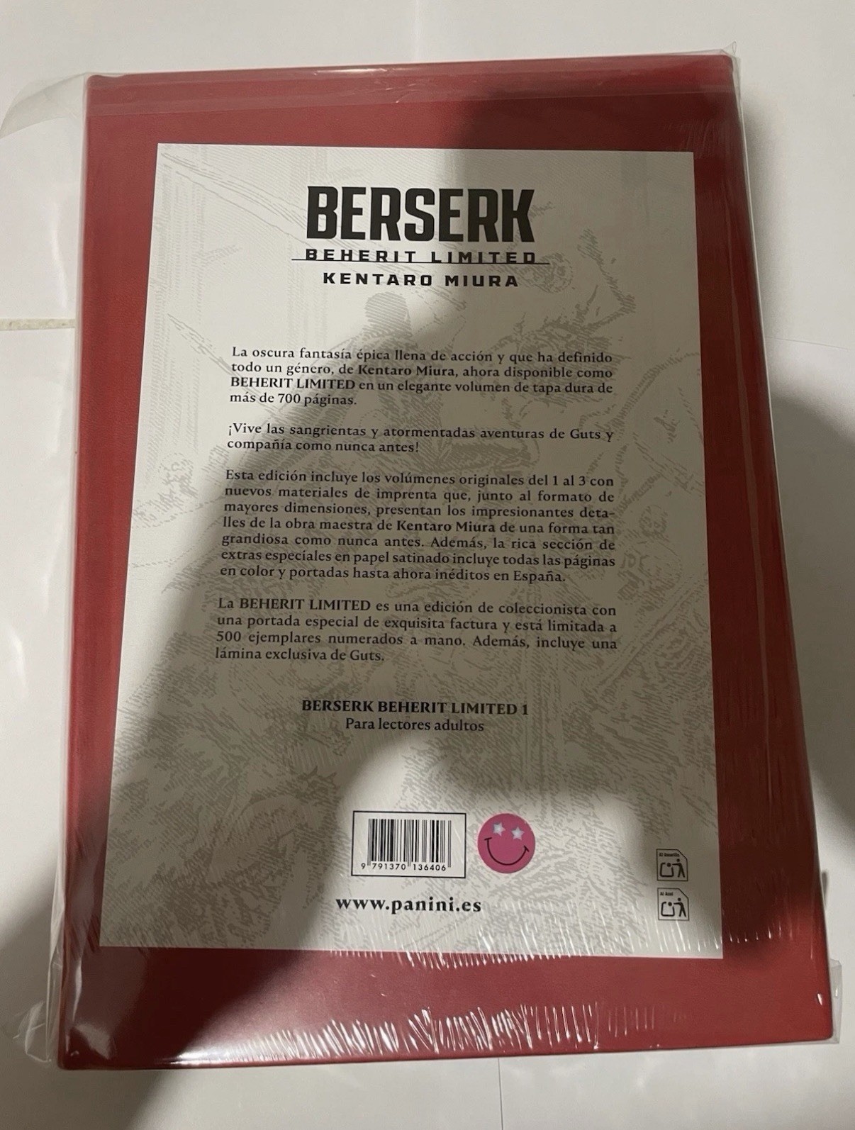 Berserk Beherit Limited 500 copie panini Spagna nuovo sigillato 
