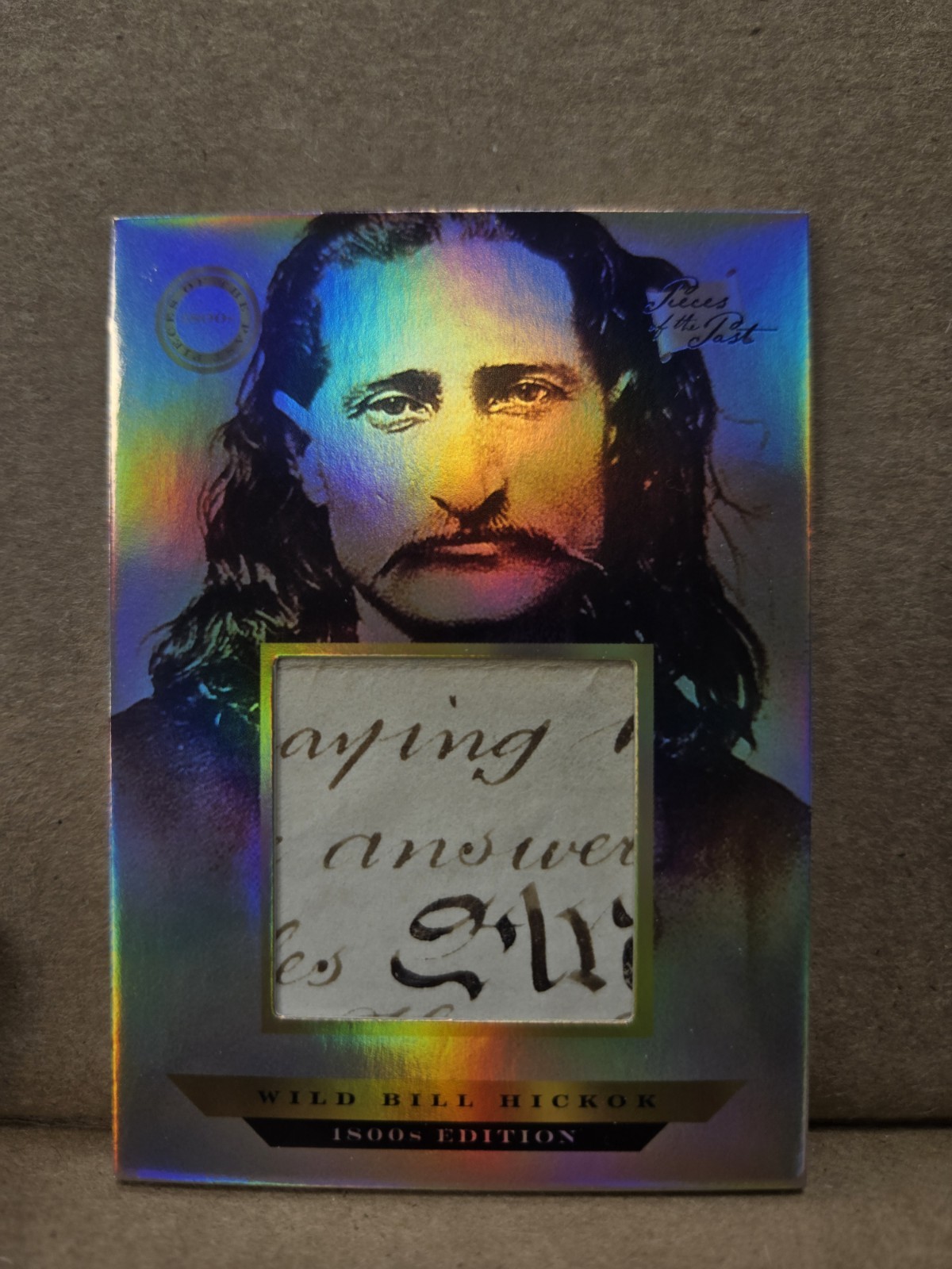 2024 Pezzi del Passato 1800 Edizione Wild Bill Hickok Reliquia Scritta a Mano #143