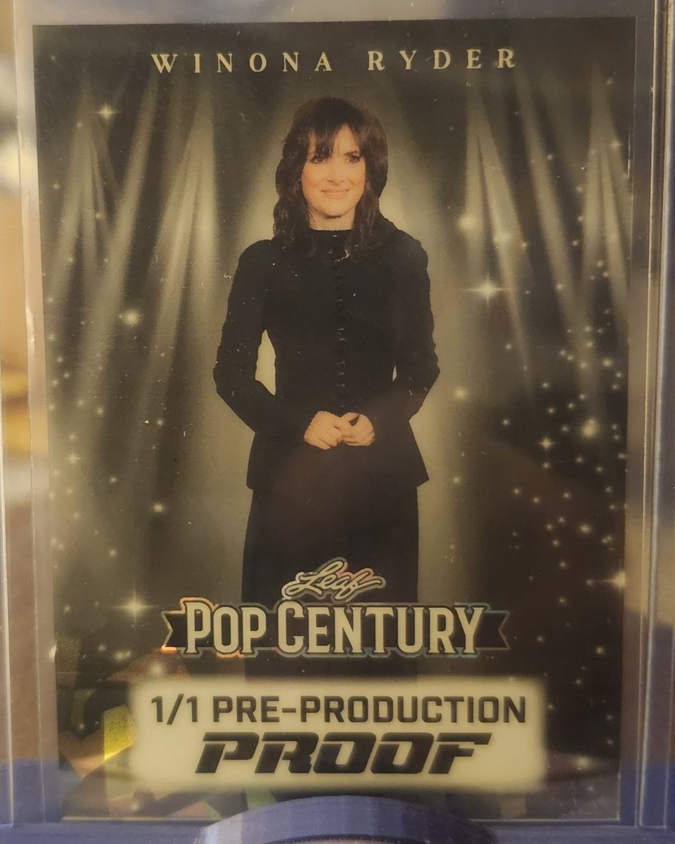 2026 Foglia Pop Century Winona Ryder 1/1 Prova di preproduzione