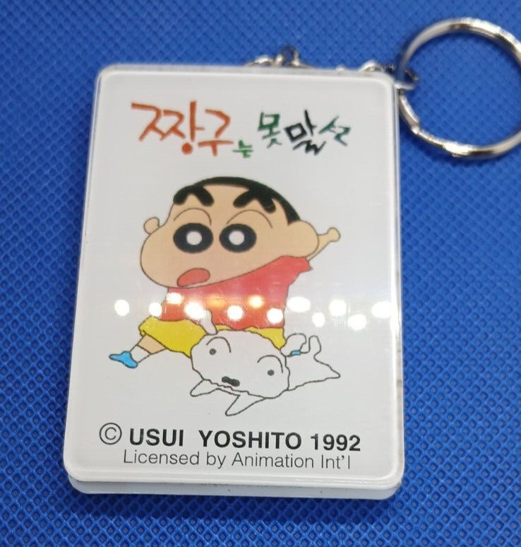 Portachiavi Crayon Shin-chan di Yoshito Usui libri indirizzi manga Giappone 1992