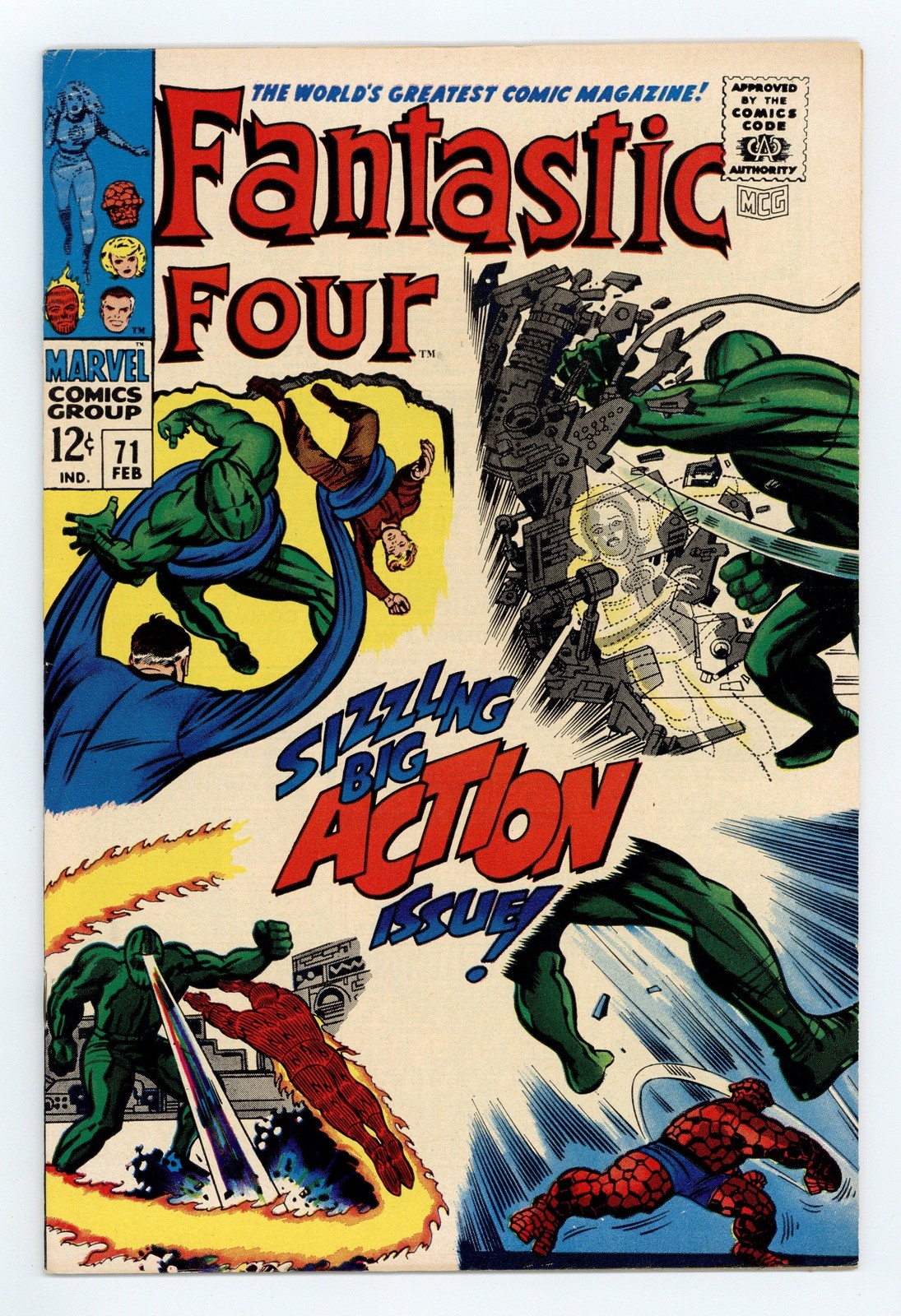 Fantastici Quattro #71 VG/FN 5.0 1968
