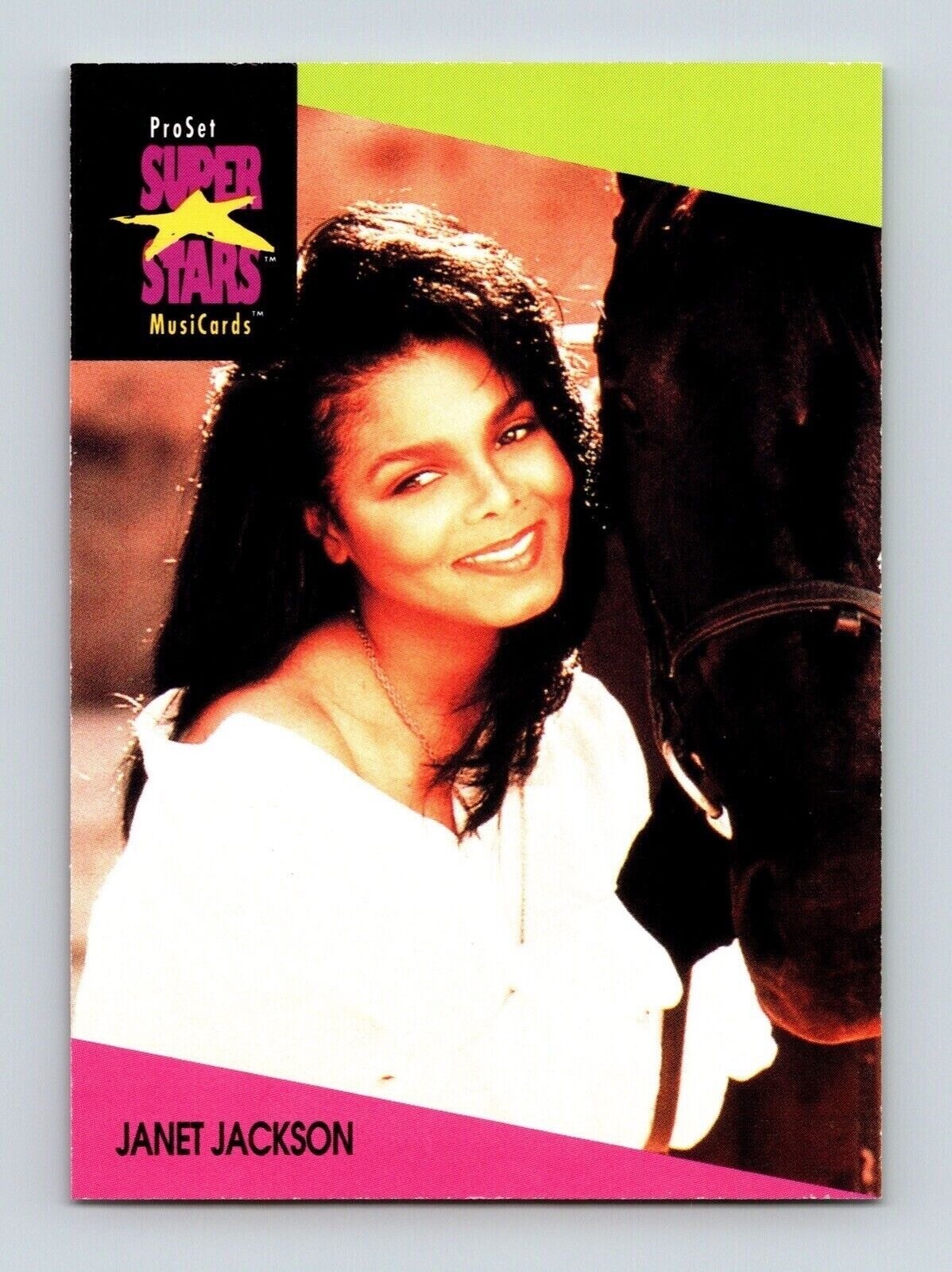 Janet Jackson 59 Pro Set 1991 SuperStars MusiCards Rock Express TCG CCG