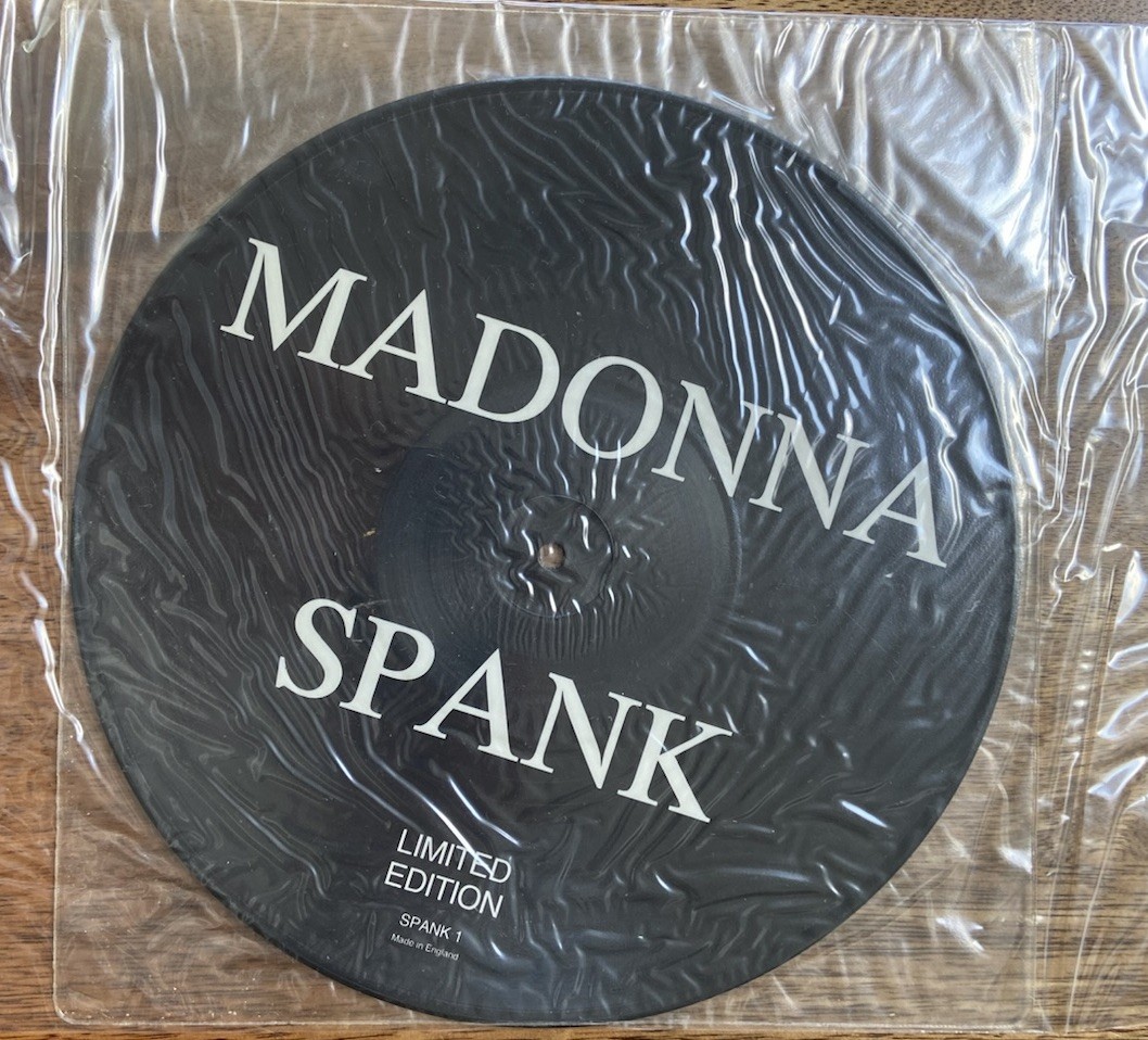 Madonna SPANK 10" Picture Disc Interview Limited Edition UK Vinyl NM Un-played 1