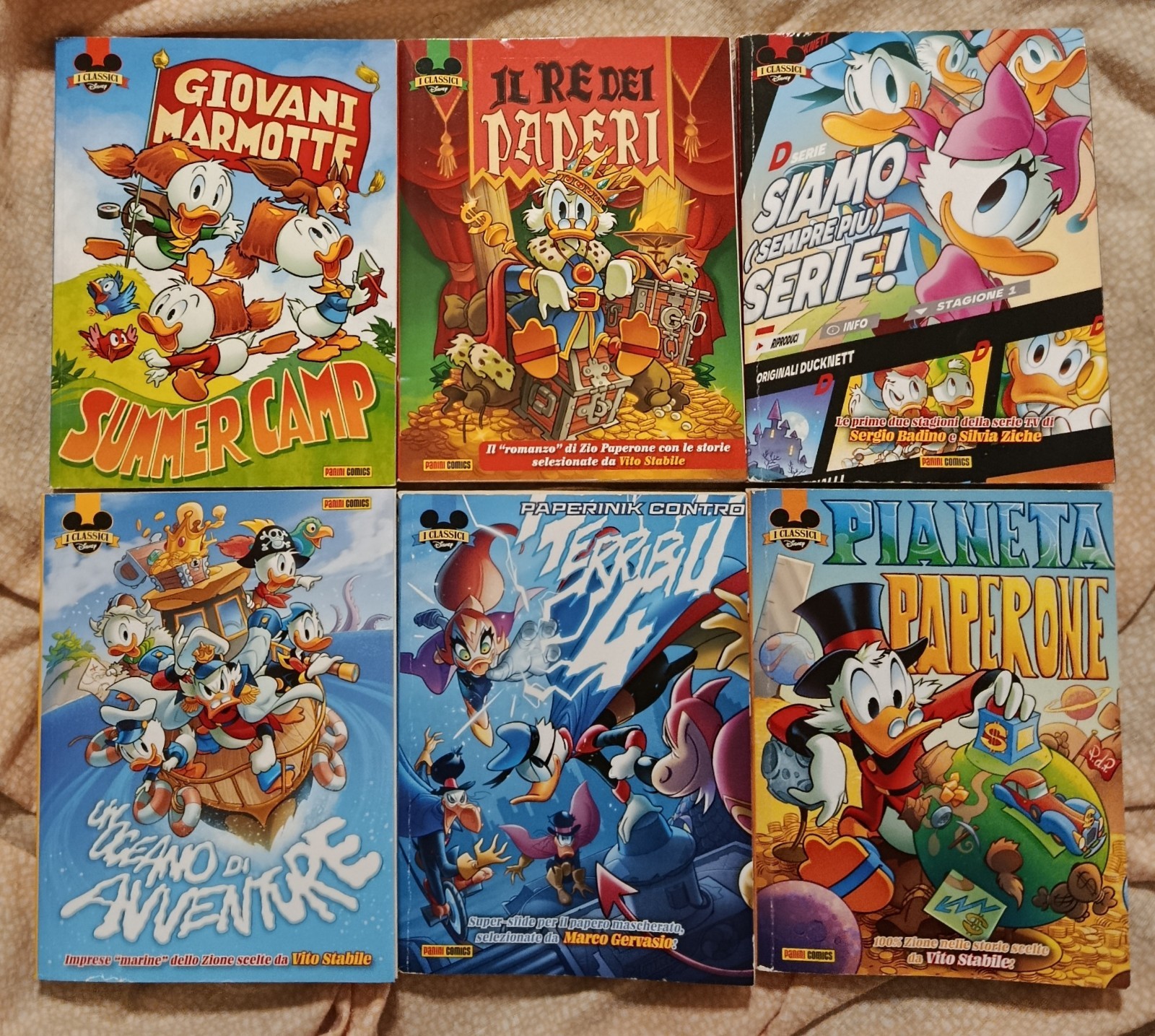 LOTTO CLASSICI DISNEY PANINI 8 11 37 38 41 +Extra