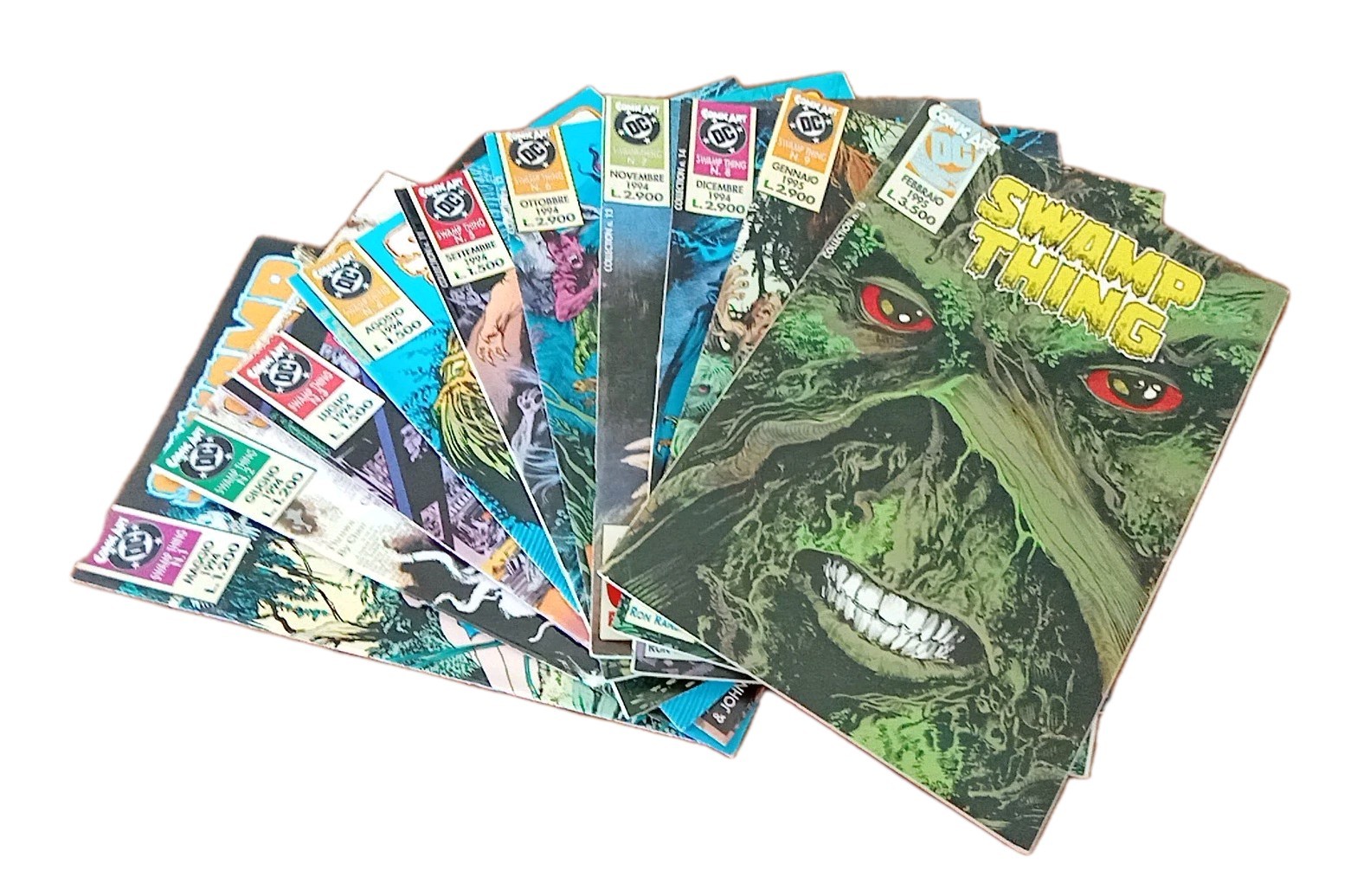 ED. COMIC ART  SERIE  SWAMP THING  1/10  COMPLETA 1994  ORIGINALE !!!!!