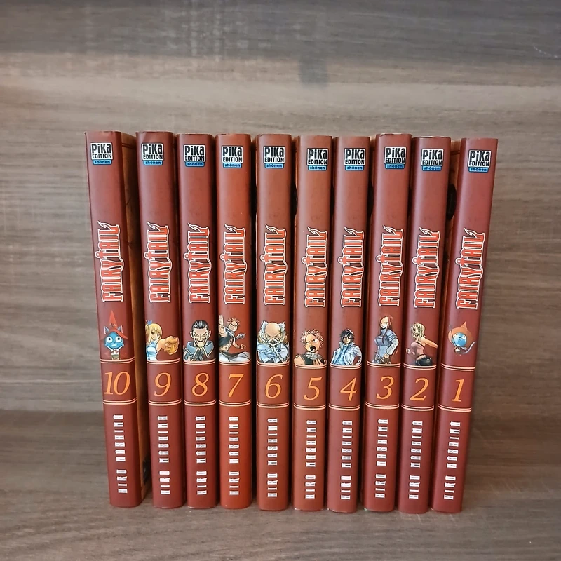 série Fairy Tail - tomes 1 à 10