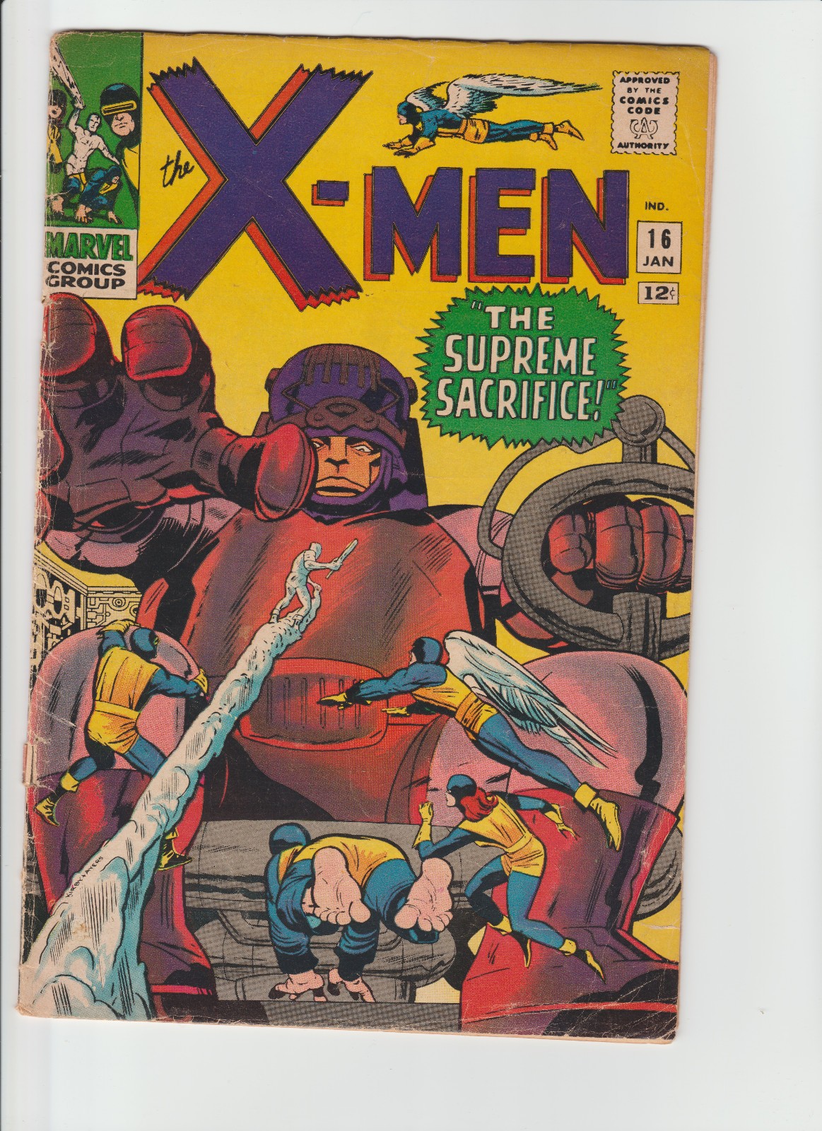 uncanny x-men 16 master stampo il sacrificio supremo