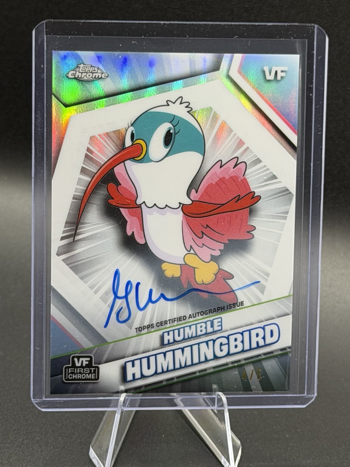 2026 Topps Chrome Veefriends - Humble Colibrì - Autografo Gary Vee 4/5